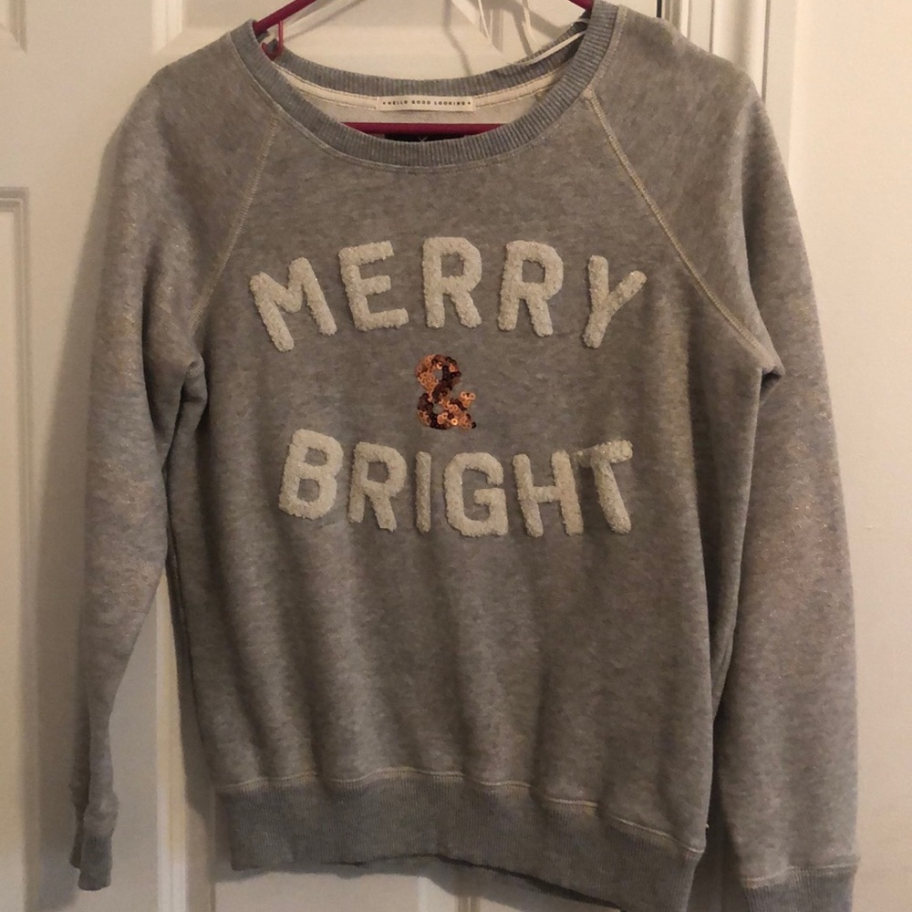 Merry & Bright American Eagle Sweatshirt